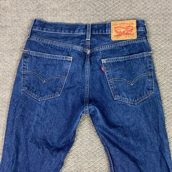 Levi's 527 Bootcut Jeans Men's 30 x 30 Blue Hemp Cotton Stretch Boot Cut - Picture 5 of 14
